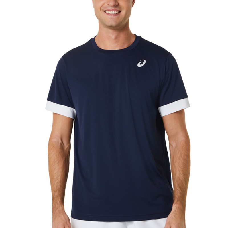 Asics Court SS Top T-Shirt dunkelblau