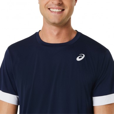 Asics Court SS Top T-Shirt dunkelblau