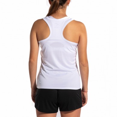 Joma Court T-Shirt weiß grün fluoreszierend