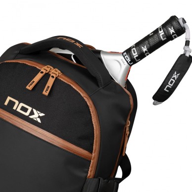 Nox Luxury Open Series Rucksack schwarz braun