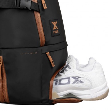 Nox Luxury Open Series Rucksack schwarz braun