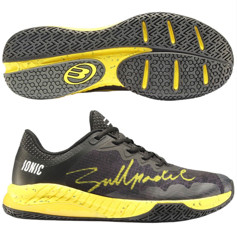 Bullpadel Ionic 24I schwarze gelbe Turnschuhe 2024