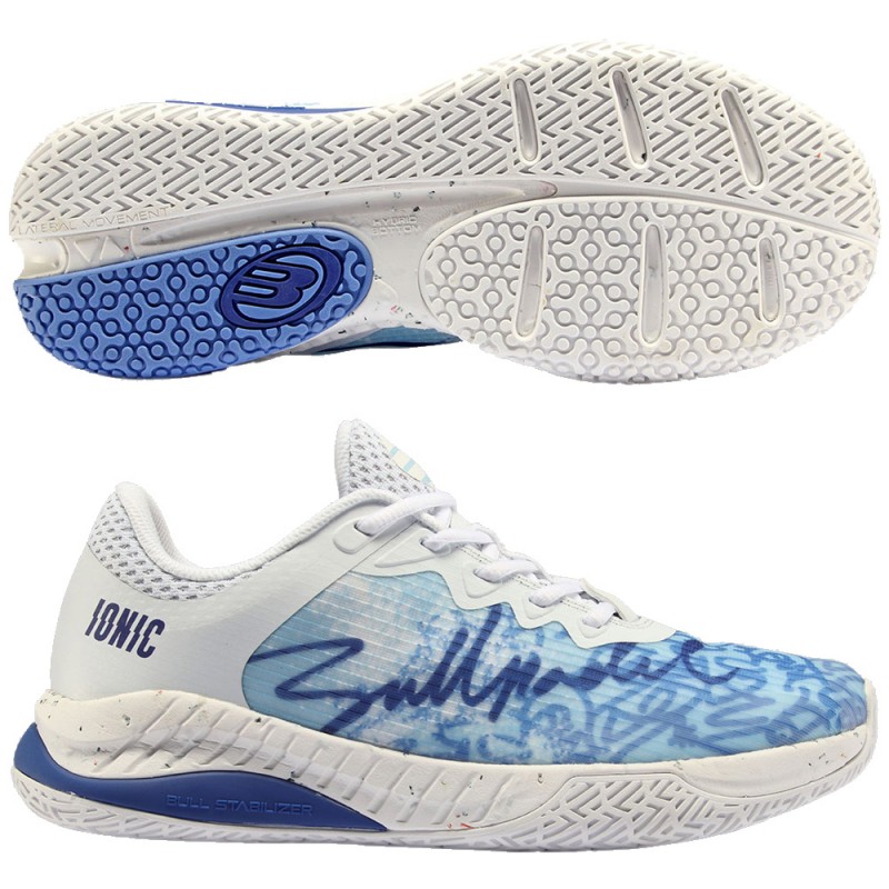 Bullpadel Ionic Frau 24I weiße hellblaue Turnschuhe 2024