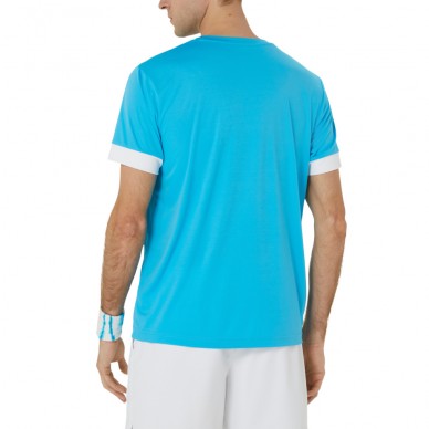 Asics Herren Court SS Top T-Shirt blau
