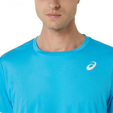 Asics Herren Court SS Top T-Shirt blau