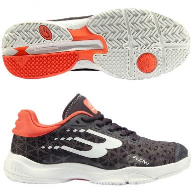 Bullpadel Flow 24I Turnschuhe Dunkelgrau Orange 2024