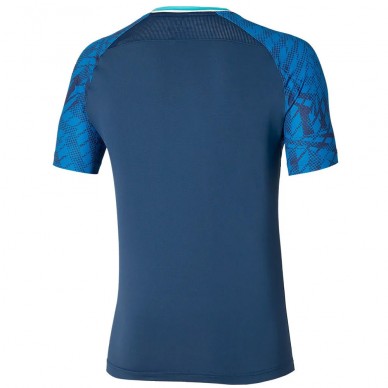 Mizuno Tennis Mugen Shadow Tee dunkelblaues T-Shirt