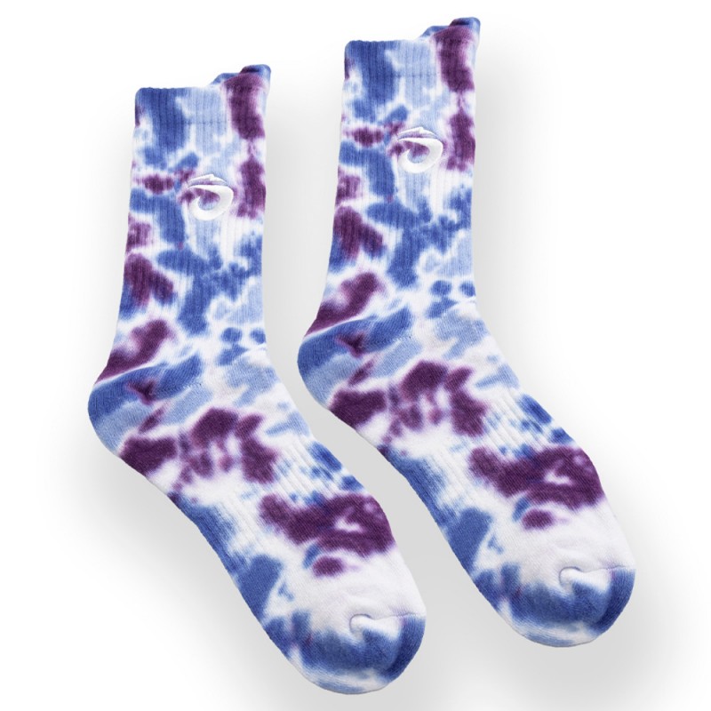 Lok Tyedye blaue Socken