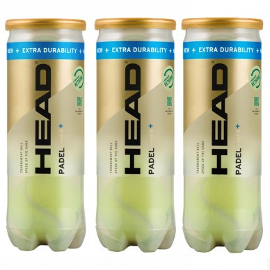 Pack 3 Dosen Head Padel Pro S+ Bälle