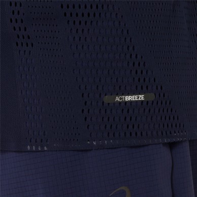 Asics Metarun SS Top T-Shirt Marineblau