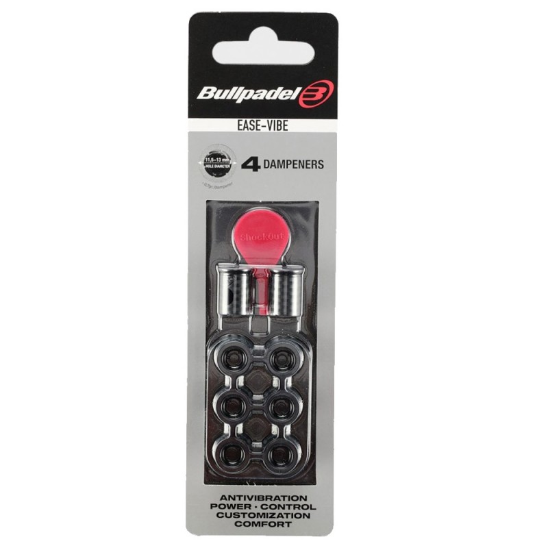 Antivibrationsmittel Bullpadel Ease Vibe schwarz