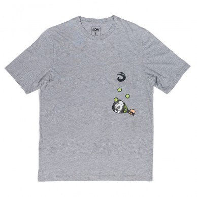 T-Shirt Lok Der Jongleur M grau