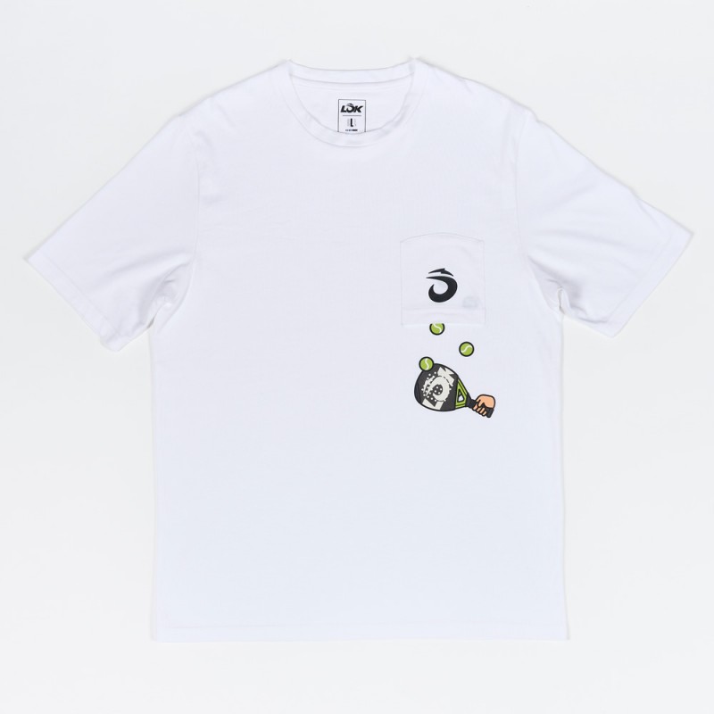 Lok The Juggler M weißes T-Shirt