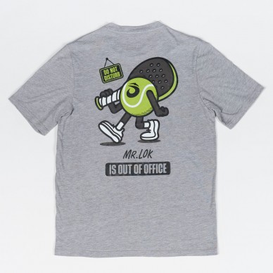 T-Shirt Lok Out Of Office By Mr. M grau