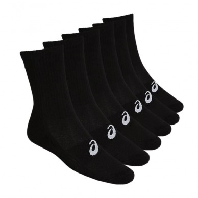Asics 6PPK Crew Socken in Schwarz