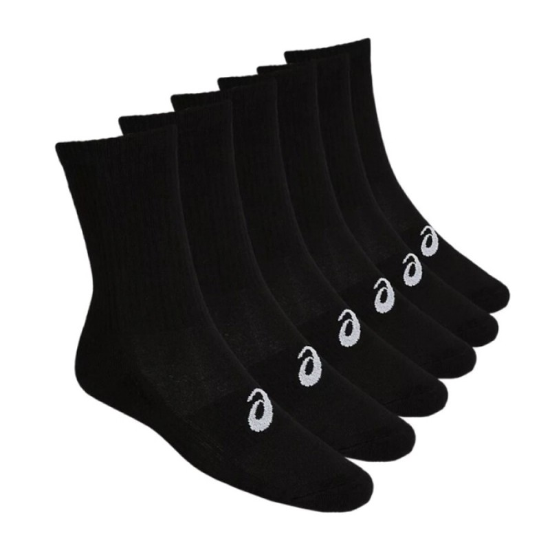 Asics 6PPK Crew Socken in Schwarz