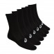 Asics 6PPK Crew Socken in Schwarz