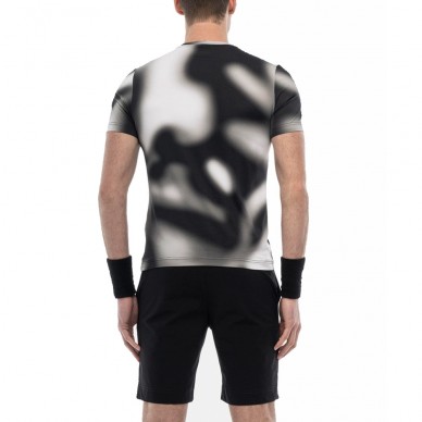 T-shirt Hydrogen Psychedelic Tech Graues