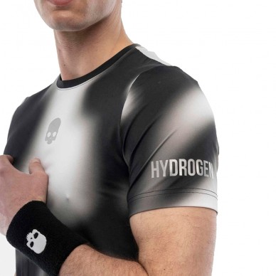 T-shirt Hydrogen Psychedelic Tech Graues