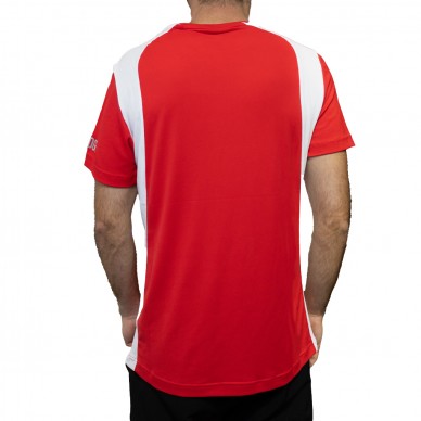 Hydrogen Inlay Tech T-Shirt rot weiß