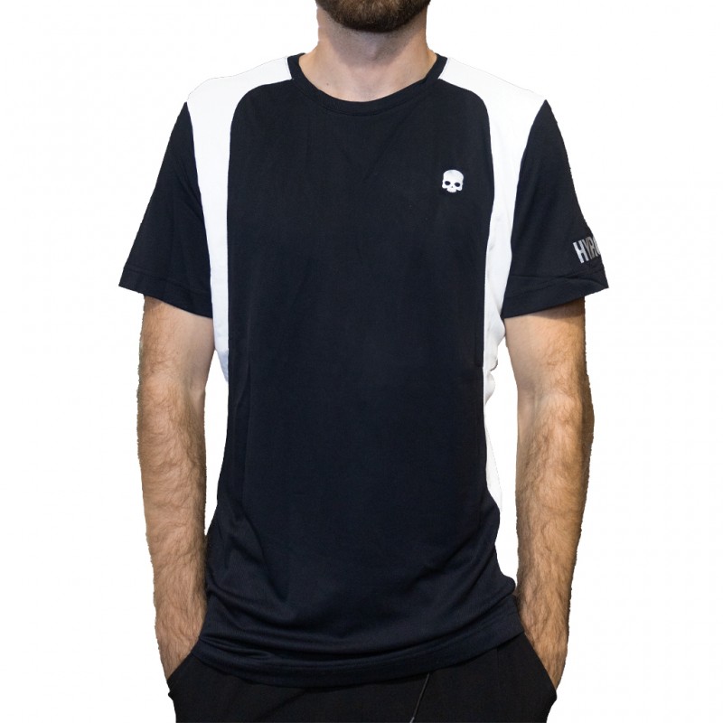 Hydrogen Inlay Tech T-Shirt Schwarz Weiß