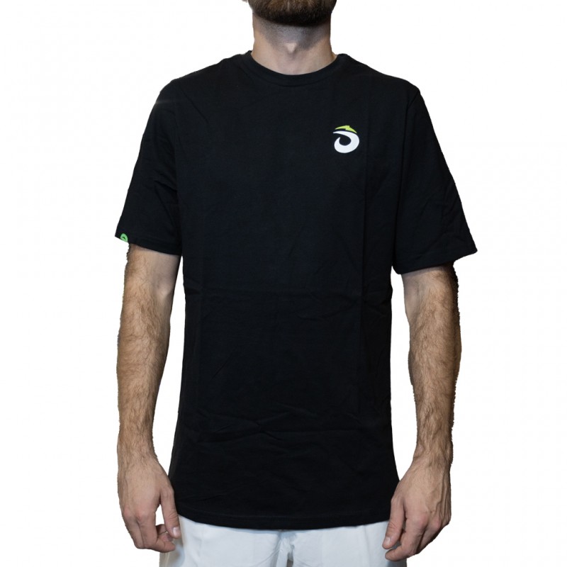 Lok Laced Accent M schwarzes T-Shirt