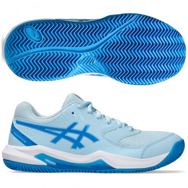 Asics Gel Dedicate 8 Clay Light Blue Coast 2025 Padel schuhe
