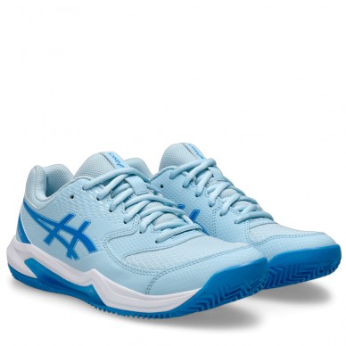 Asics Gel Dedicate 8 Clay Light Blue Coast 2025 Padel schuhe