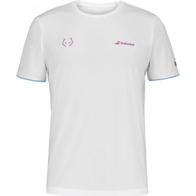 Babolat Crew Neck Tee Lebrón Weiß T-Shirt