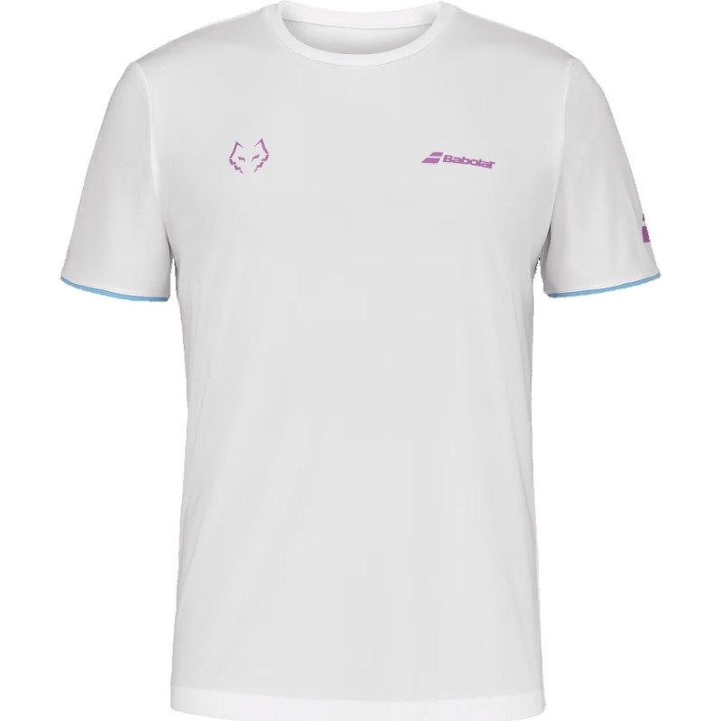 Babolat Crew Neck Tee Lebrón Weiß T-Shirt