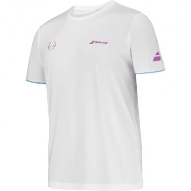 Babolat Crew Neck Tee Lebrón Weiß T-Shirt