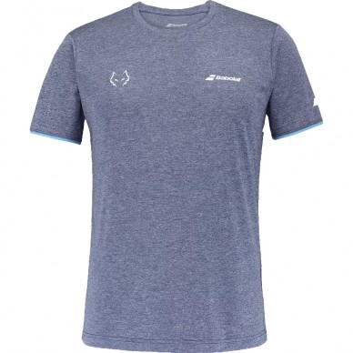 Babolat Crew Neck Tee Lebrón Blau T-Shirt
