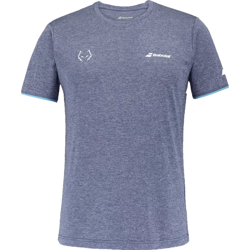 Babolat Crew Neck Tee Lebrón Blau T-Shirt