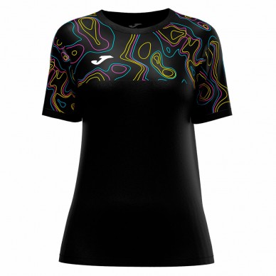 Joma Turnier Kapsel Damen T-Shirt schwarz