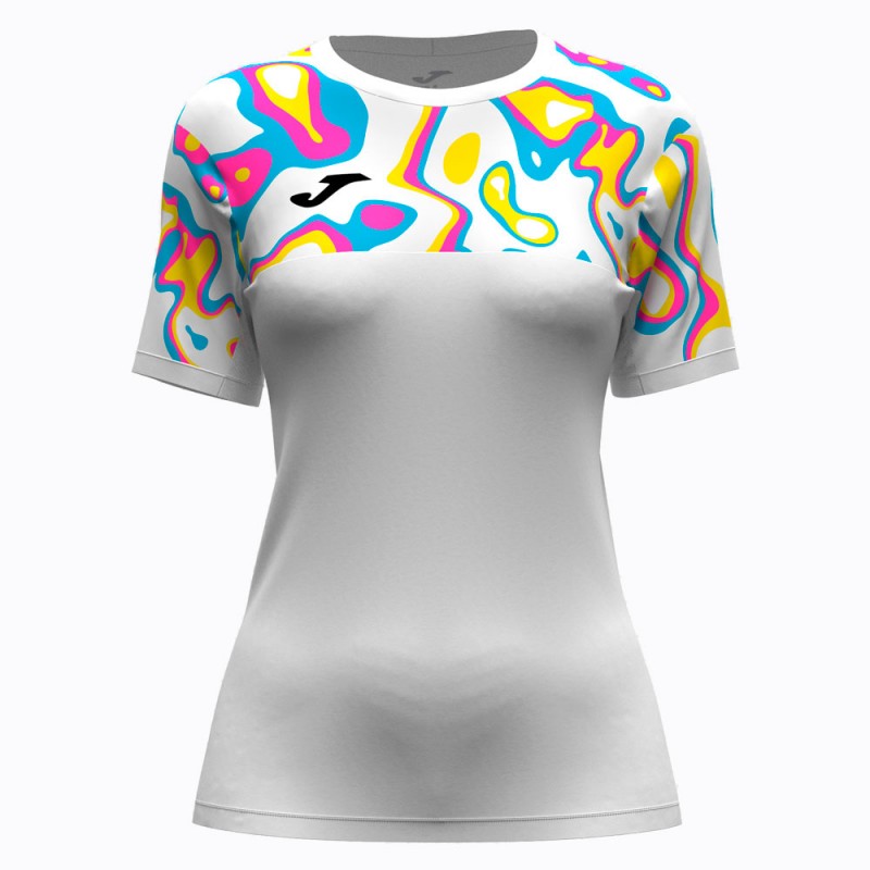 Joma Turnier Capsule Frau weißes T-Shirt