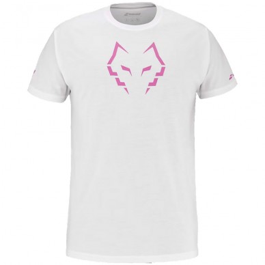 Babolat Cotton Tee Lebrón Weißes T-Shirt