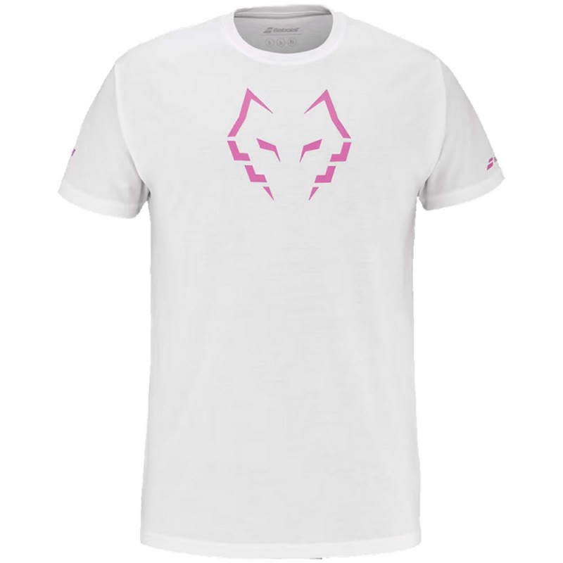 Babolat Cotton Tee Lebrón Weißes T-Shirt