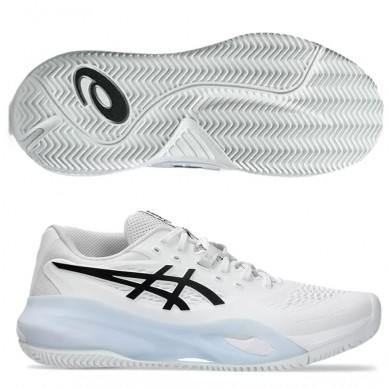 Asics Gel Resolution X Clay white black 2025 Padel schuhe