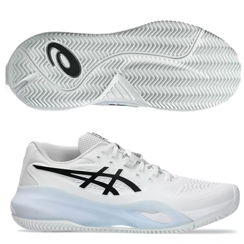 Asics Gel Resolution X Clay white black 2025 Padel schuhe