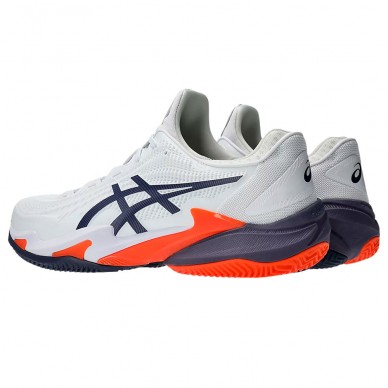 Asics Court FF 3 Clay white greyish purple 2025 Padel schuhe