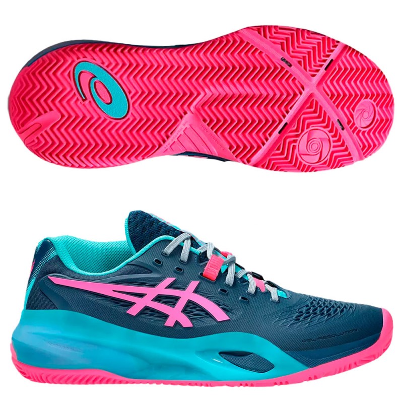 Asics Gel Resolution X Padel mako blau hot pink 2025 Padel schuhe
