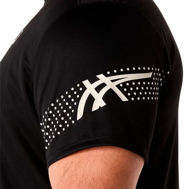 T-Shirt Asics Icon SS Top schwarz