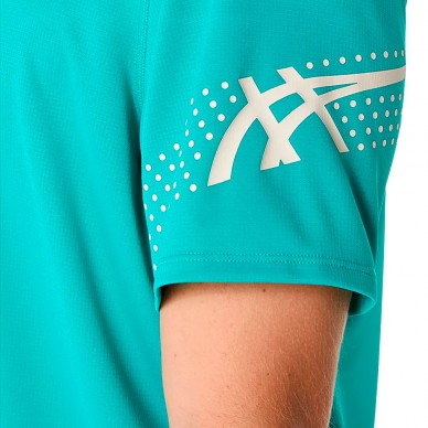 T-shirt Asics Icon SS Top türkis