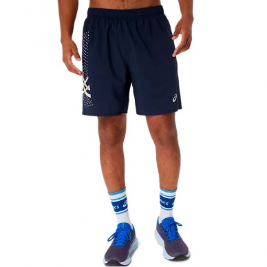 Short Asics Icon 7In Marineblau