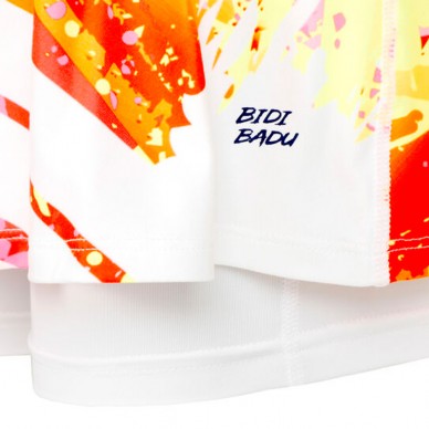 Bidi Badu Wild Arts Gedruckt Wavy Rock Weiß Rosa