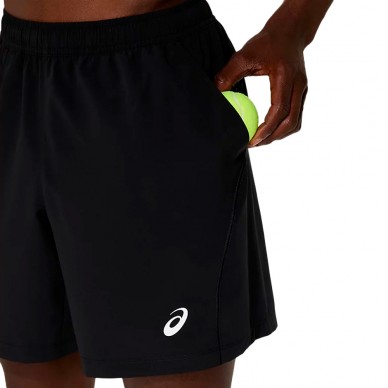 Short Asics Court 7IN schwarz
