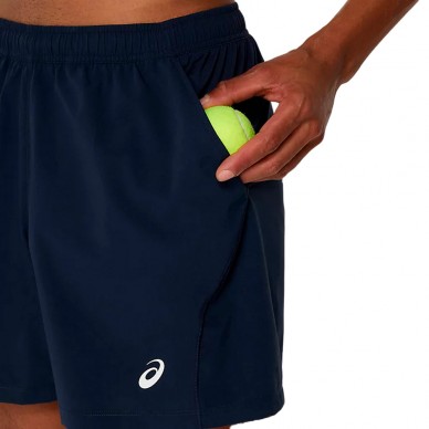 Short Asics Court 7IN marineblau