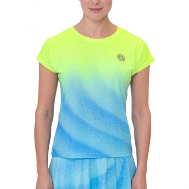 Bidi Badu Beach Spirit Capsleeve gelbe blaue T-Shirt