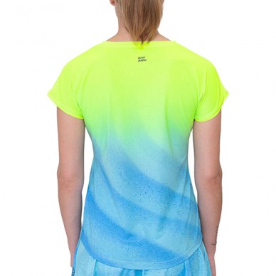 Bidi Badu Beach Spirit Capsleeve gelbe blaue T-Shirt