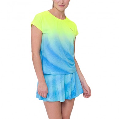 Bidi Badu Beach Spirit Capsleeve gelbe blaue T-Shirt